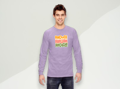 Custom imprinted Long-Sleeve T-Shirt for Bangor, ME with a local business logo