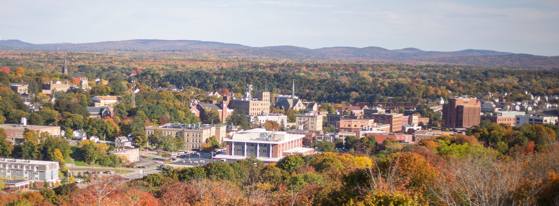 Bangor skyline overview