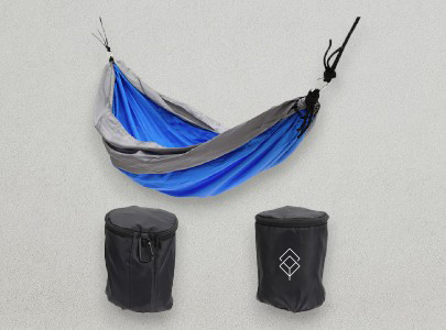 Custom imprinted Hammock for Bangor, ME with a local business logo