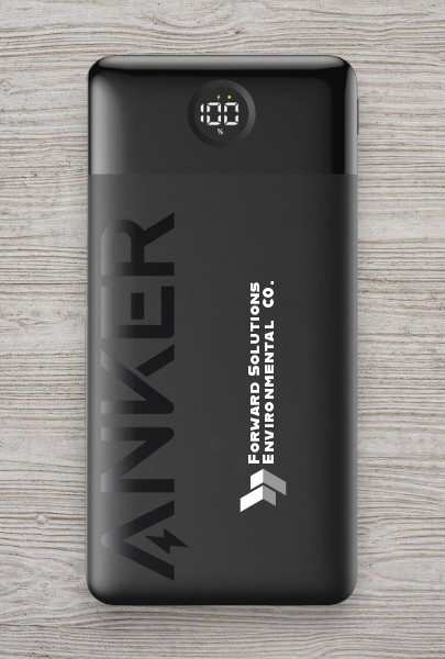 Custom imprinted Power Banks for Bangor, ME with a local business logo